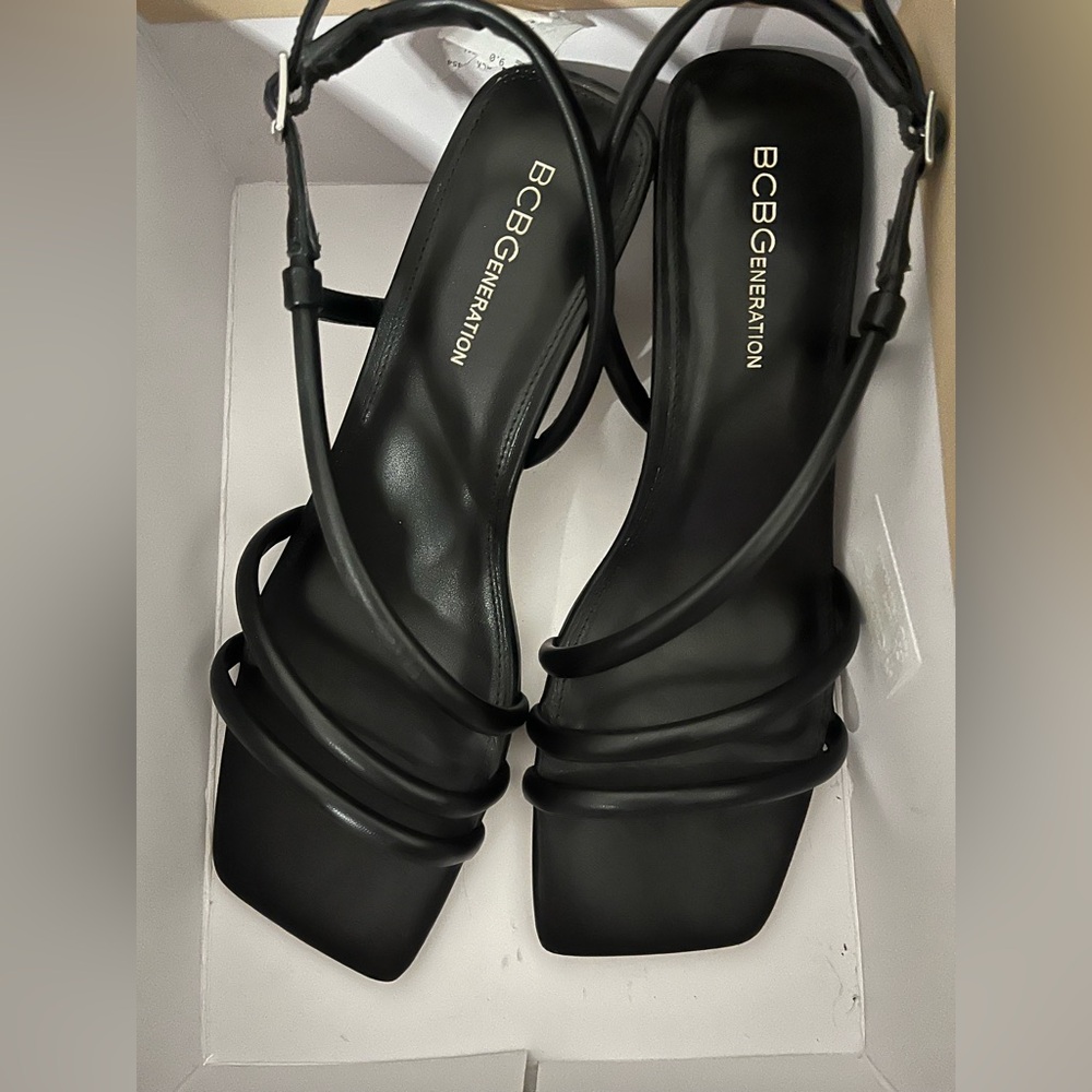 BCBG black heels
